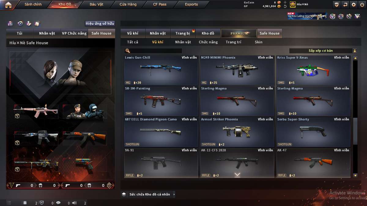 shop acc cf uy tin gia re